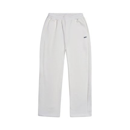 6PM Open Leg Jogger Coconut White